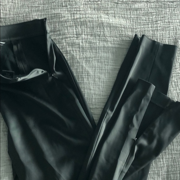 Theory black satin clic leggings - Picture 6 of 6